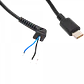 Cable Type-C 180cm DC 3-conductores para tecnicos USB-C Tipo C 45-65W - Miniatura 1