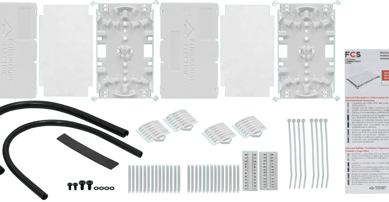 Kit de Empalme Furukawa CFR-24F para 24 fibras DIO B48 TeraLan 1