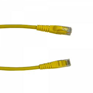 Cable Patch Cat6 Amarillo LSZH, 15m, Inyectado, Multifilar