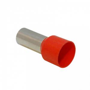 Terminal Aislado Crimp Rojo 50,0mm2 20/36,0mm 50-unid AWG1 Ferrules 