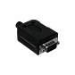 Adaptador L Com DGB9M DB9 Macho Macho Slimline, Blindado, 3A - Miniatura 1