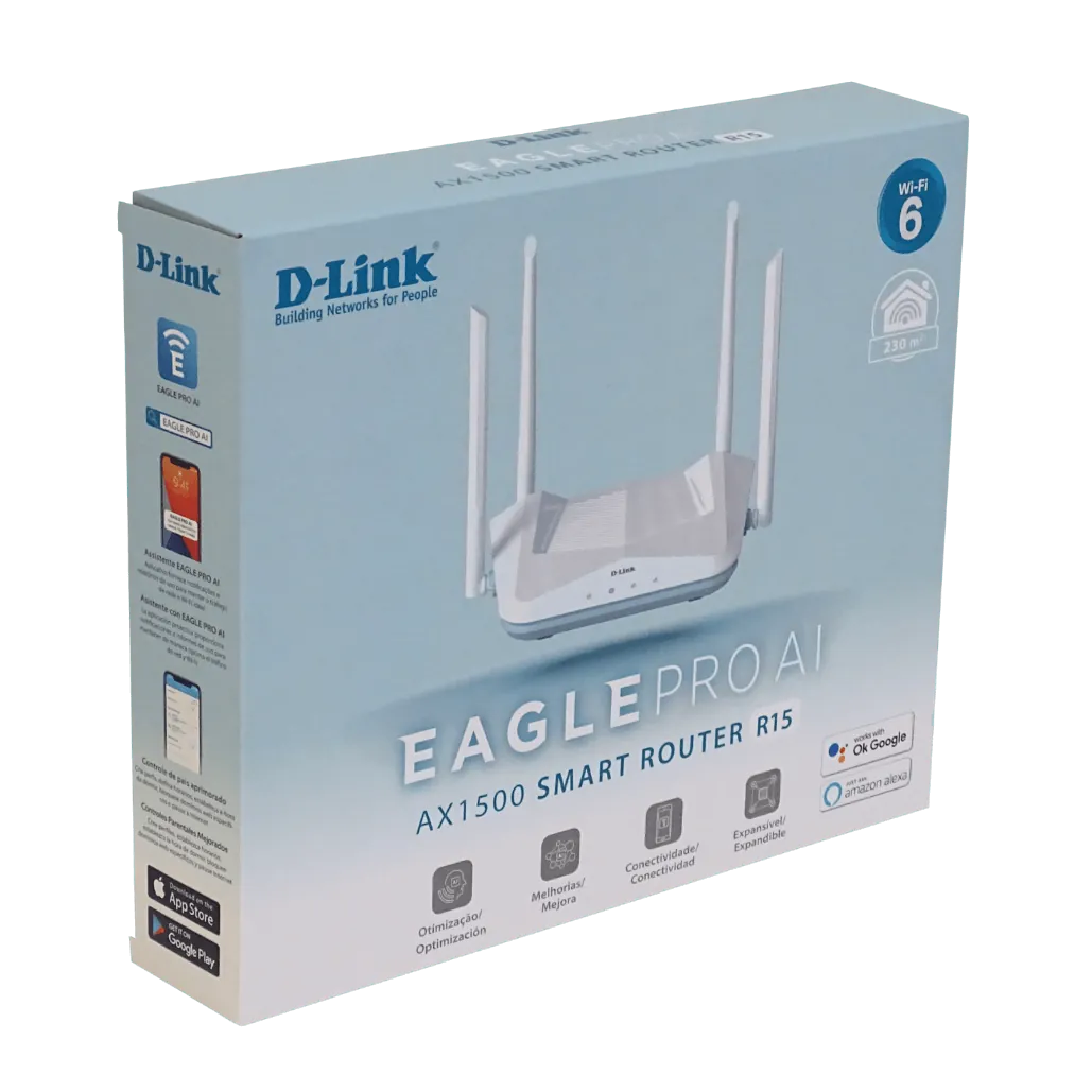Router D-Link R15 AX1500, Wi-Fi 6, AI, 1.5Gbps, MU-MIMO 7