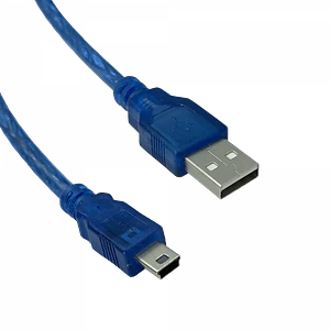 Cable 1,8mt USB2.0 A-M 5pin/mini/B-M 180cm con filtro