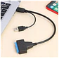 Adaptador SATA 1-USB3.0 DiscoDuro Externo 2,5/3,5 req-12 USB2.0 - Miniatura 2