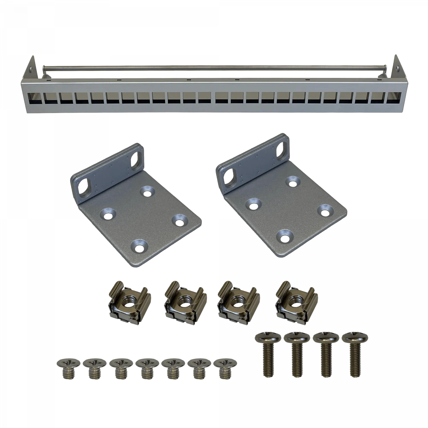 Patch Panel Ubiquiti URACK-PP - 24 Keystone, 1U, Rack 19P 3