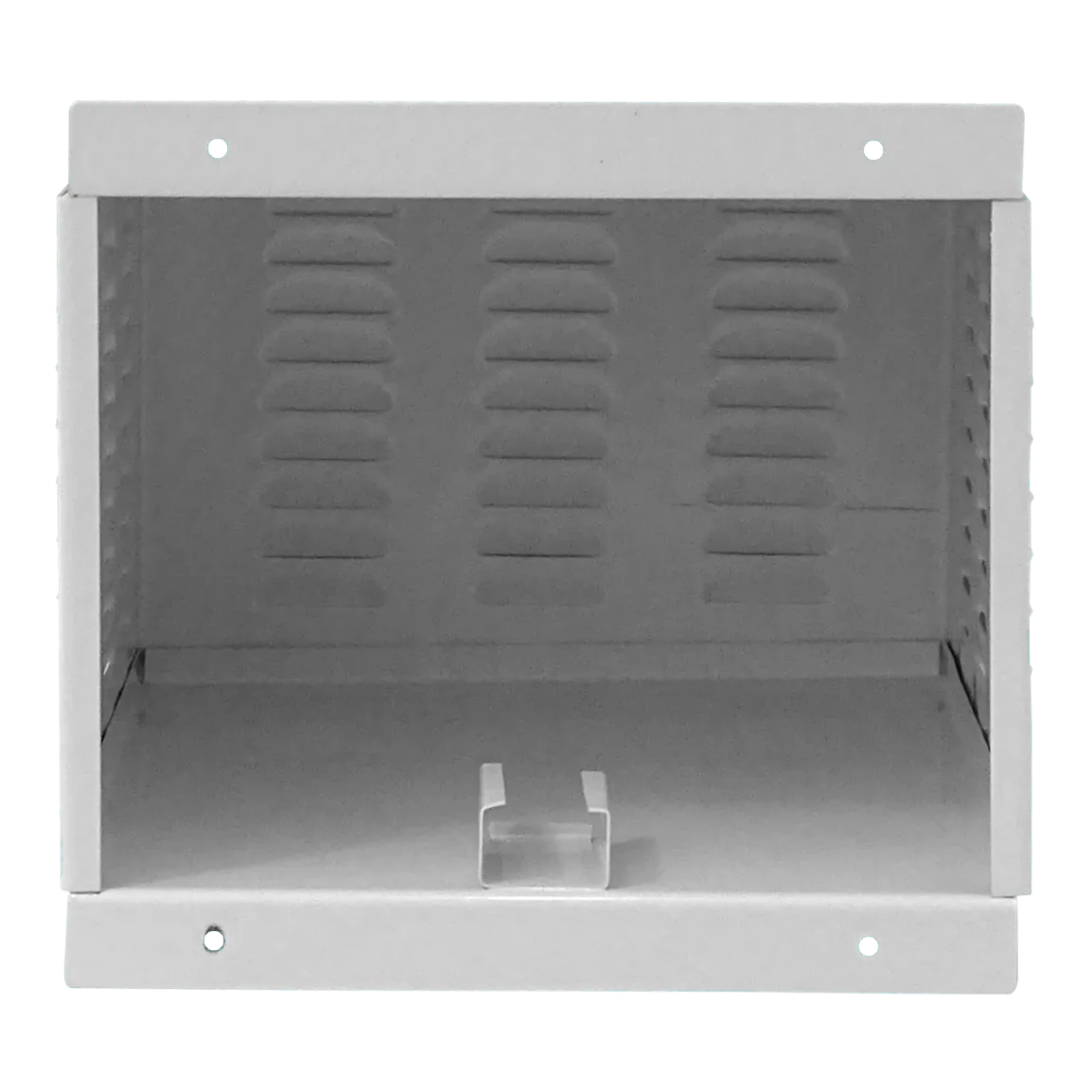 Gabinete Metálico 23x17x26cm para Sirena 30W con Ranuras y Tamper 2