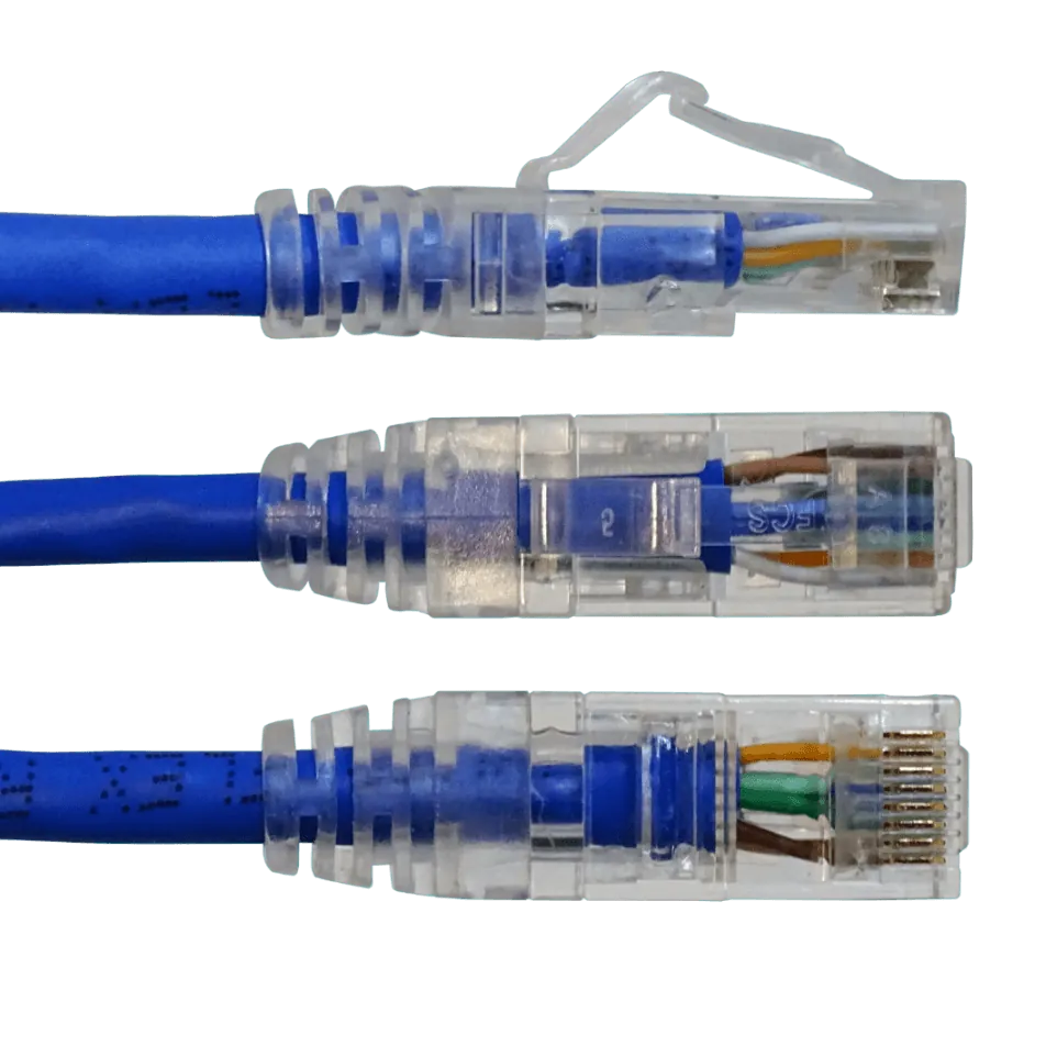 Cable Patch Furukawa Cat6 0.5mt Azul U/UTP LSZH RJ45 Gigalan 1
