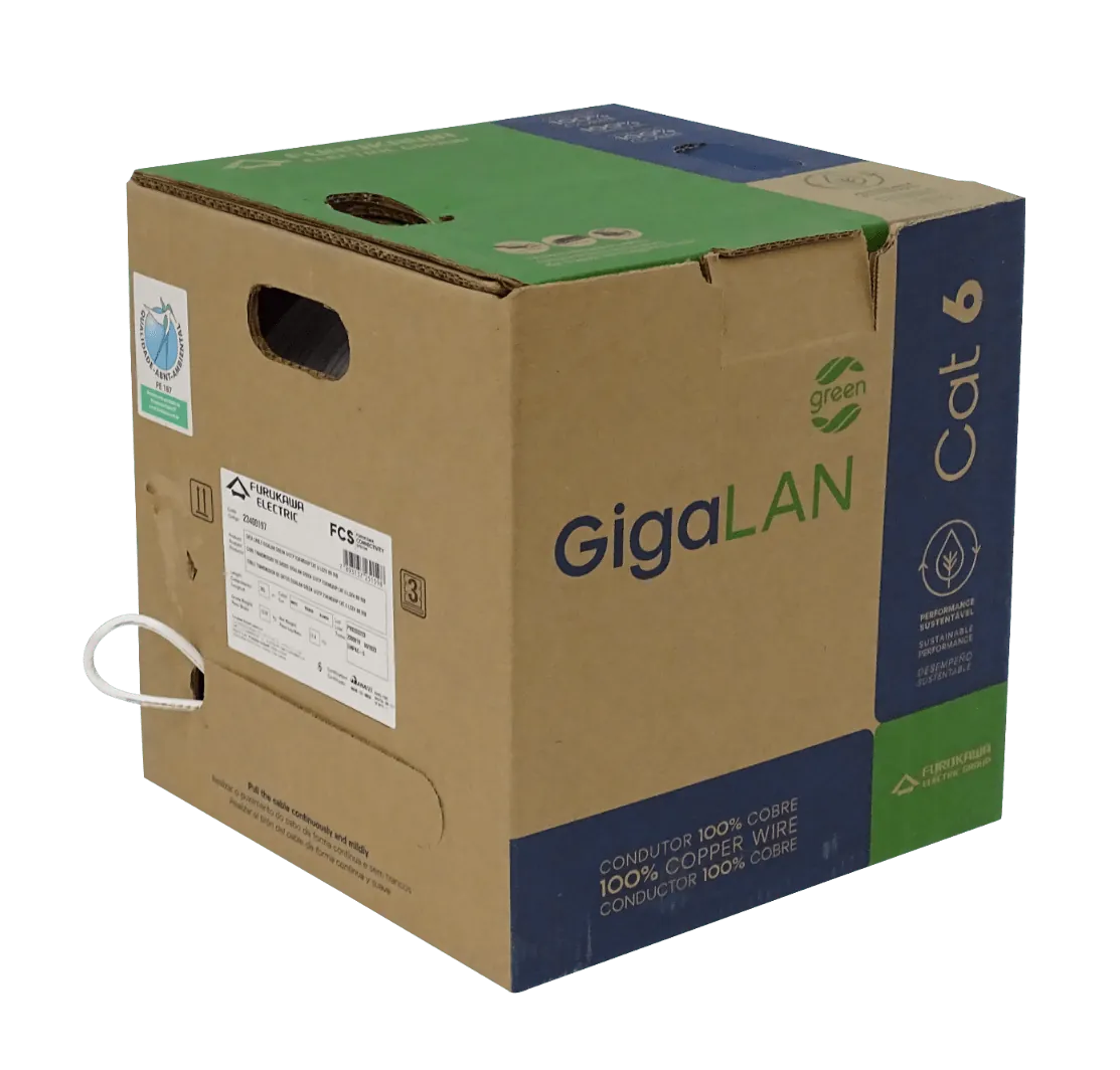 Caja Cable FURUKAWA CAT6 UTP Blanco LSZH 305m Unifilar Gigalan 2
