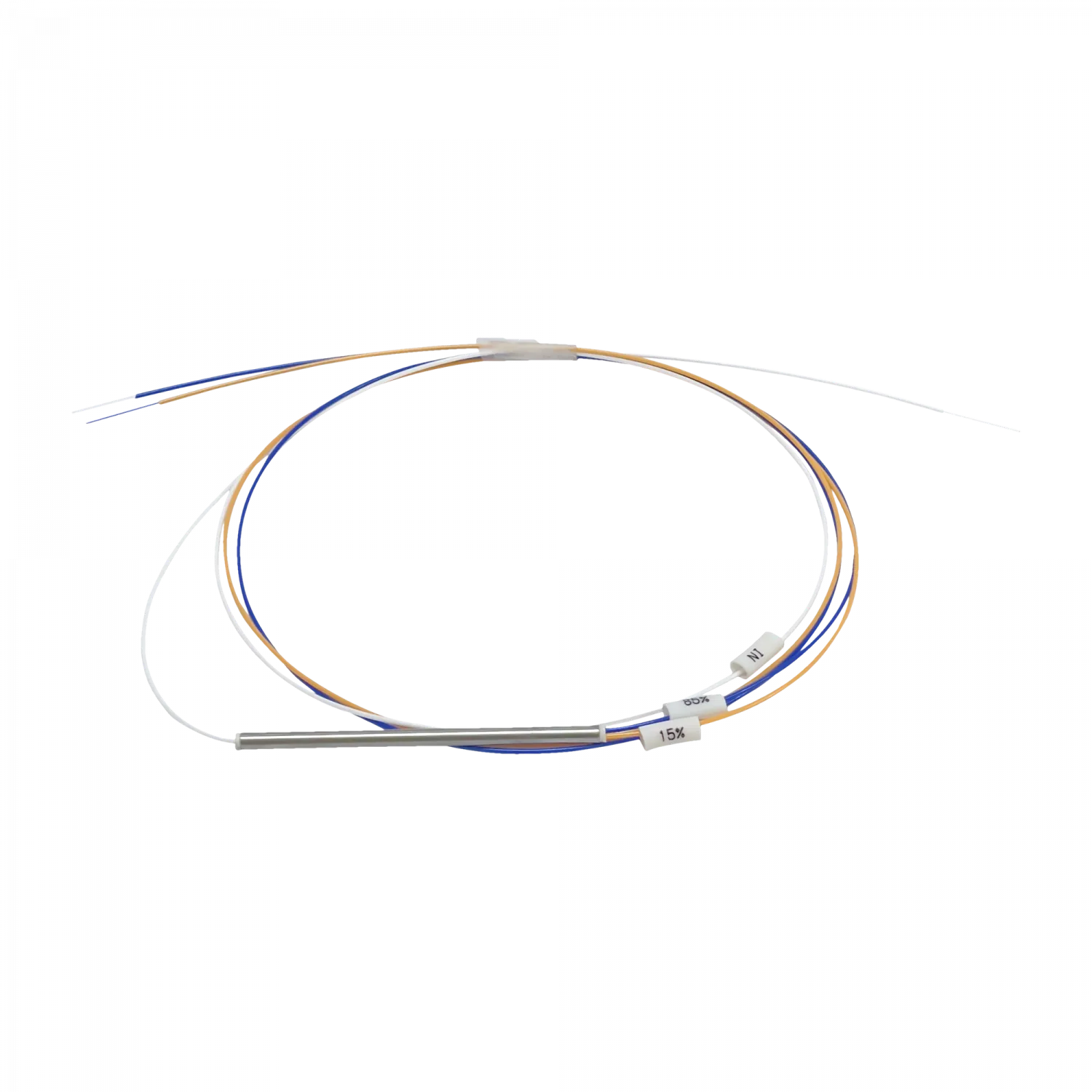 Divisor Splitter XPON XGPON Desbalanceado 1x2 85-15 FBT sin-Conectores  1