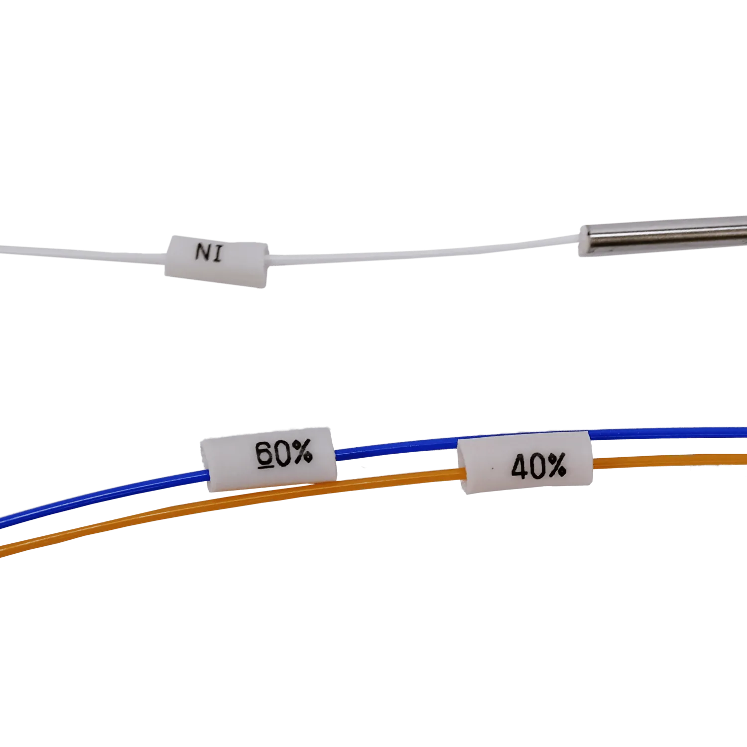 Splitter XPON XGPON G657A1 Desbalanceado 1x2 60-40 FBT sin-Conectores  2
