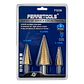FERRETOOLS Kit 3-Brocas Pino 4-12 4-20 4-32mm p/Metal HSS Escalonadas - Miniatura 2