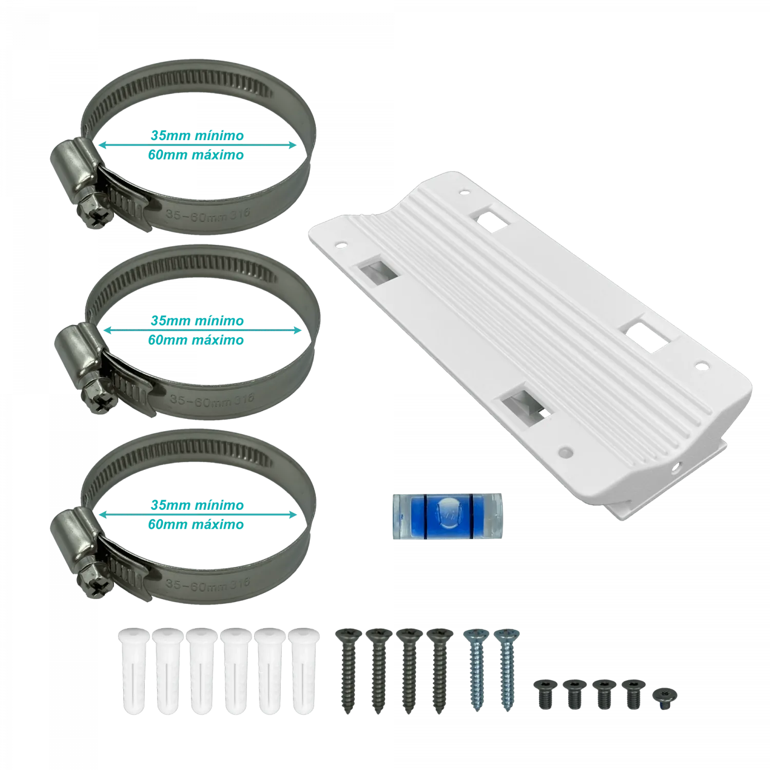 Caja Estanca para UISP Switch Plus, UISP Box Plus, Resistente al agua y al polvo, Clasificación IPX6 3