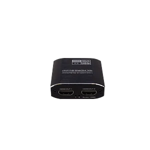 Splitter HDMI 1x2 4K 60Hz, 1 Entrada / 2 Salidas, v2.0 con Fuente 5V 1A