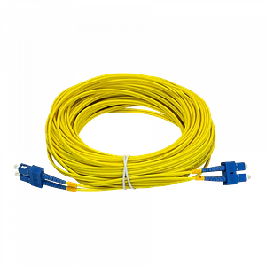 Jumper Cable Fibra 9/125um 3mm 25mt SC-SC/UPC MonoModo SM Duplex 