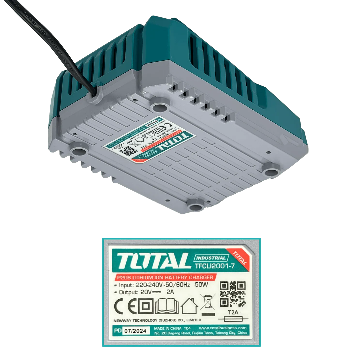 Cargador bateria Total CARGA-20V P20S 20V inteligente 2