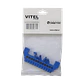 Regleta Azul 12-Conexiones 4mm Riel Din Distribucion Electrica - Miniatura 2