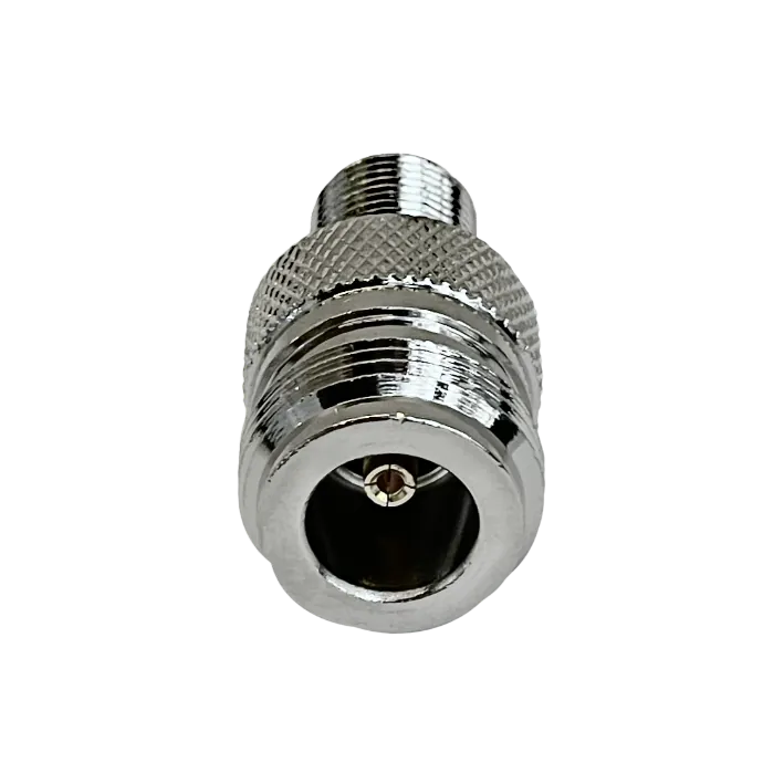 Adaptador Coaxial N Hembra a F Hembra Tipo Copla RF 1