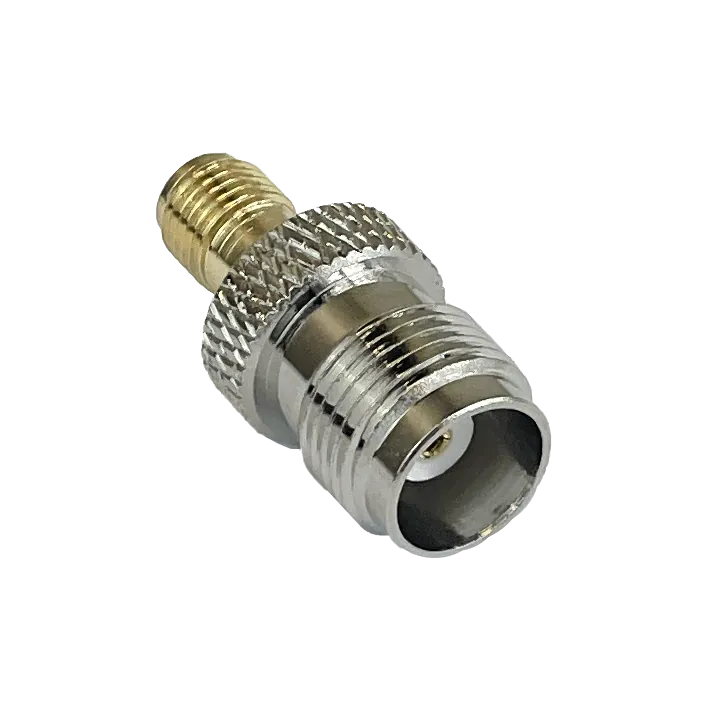 Adaptador Copla Coaxial RF .SMA-Hembra .TNC-Hembra SMA-H TNC-H  1