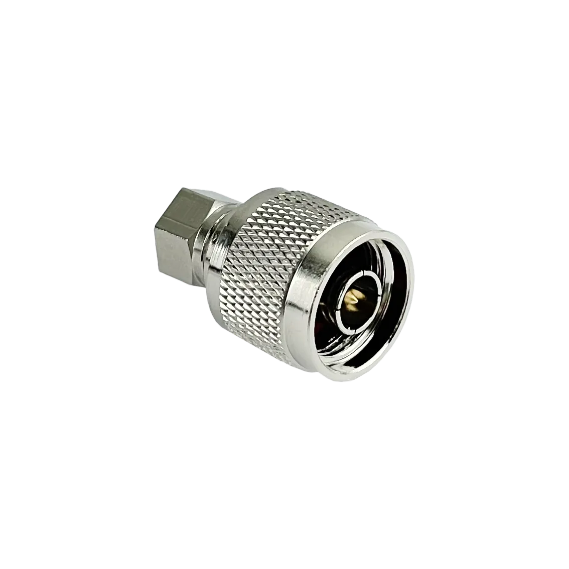 Adaptador Copla Coaxial F-Hembra N-Hembra  1