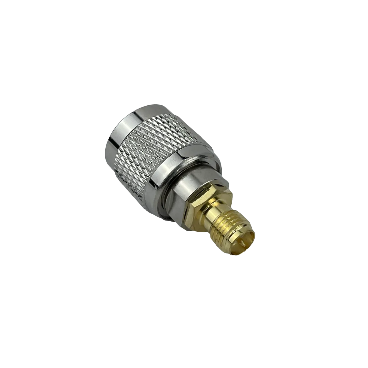 Adaptador Copla Coaxial .TNC-Macho RPSMA-Hembra  1
