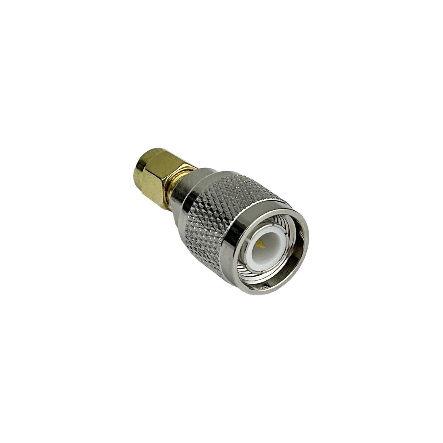 Adaptador Copla Coaxial .TNC-Macho .SMA-Macho  1