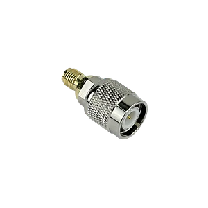 Adaptador Copla Coaxial RF .TNC-Macho .SMA-Hembra 