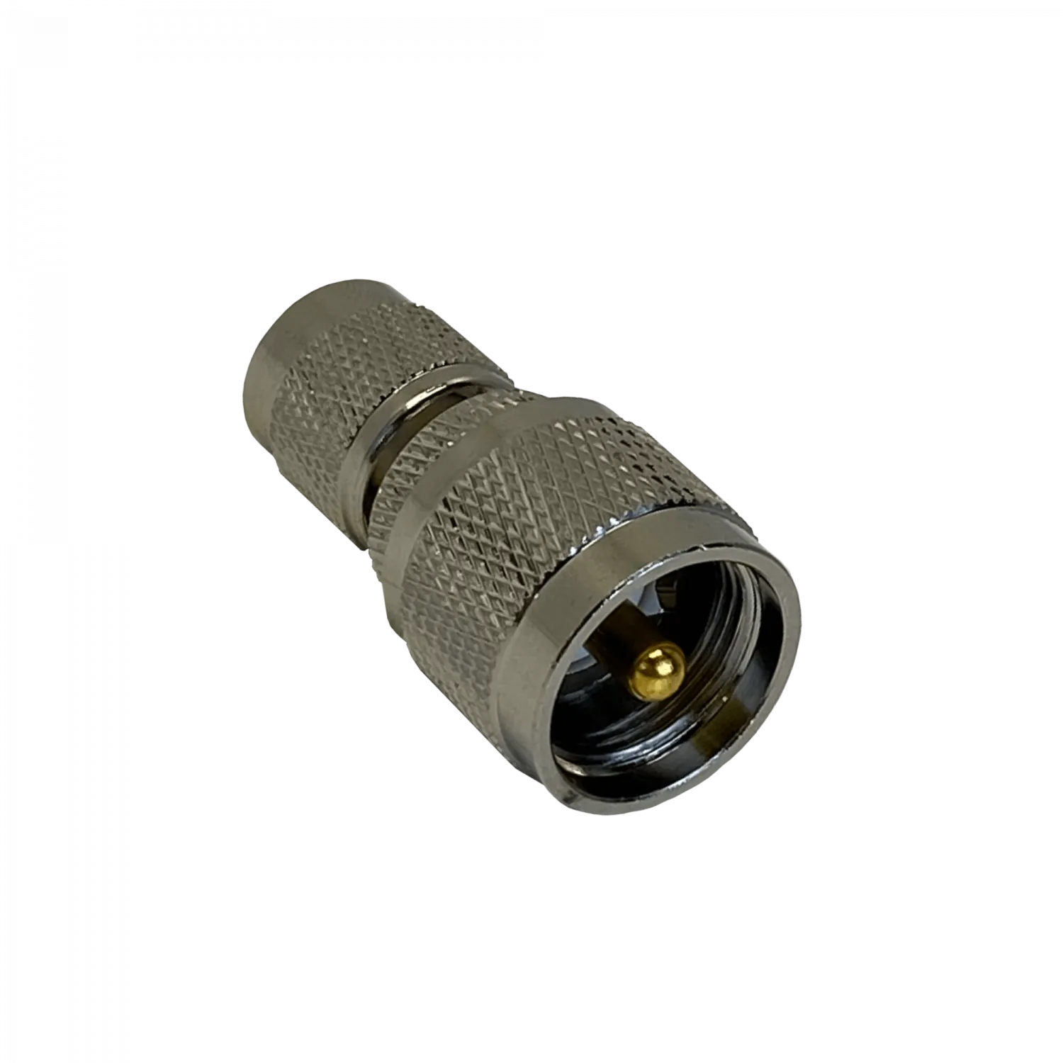 Adaptador Copla Coaxial UHF-Macho .TNC-Macho 1