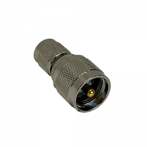 Adaptador Copla Coaxial UHF-Macho .TNC-Macho