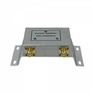 Divisor de Potencia RF SCW02 1x2, 0.4GHz–2.5GHz, Conectores SMA-H, Rango 380–2500MHz
