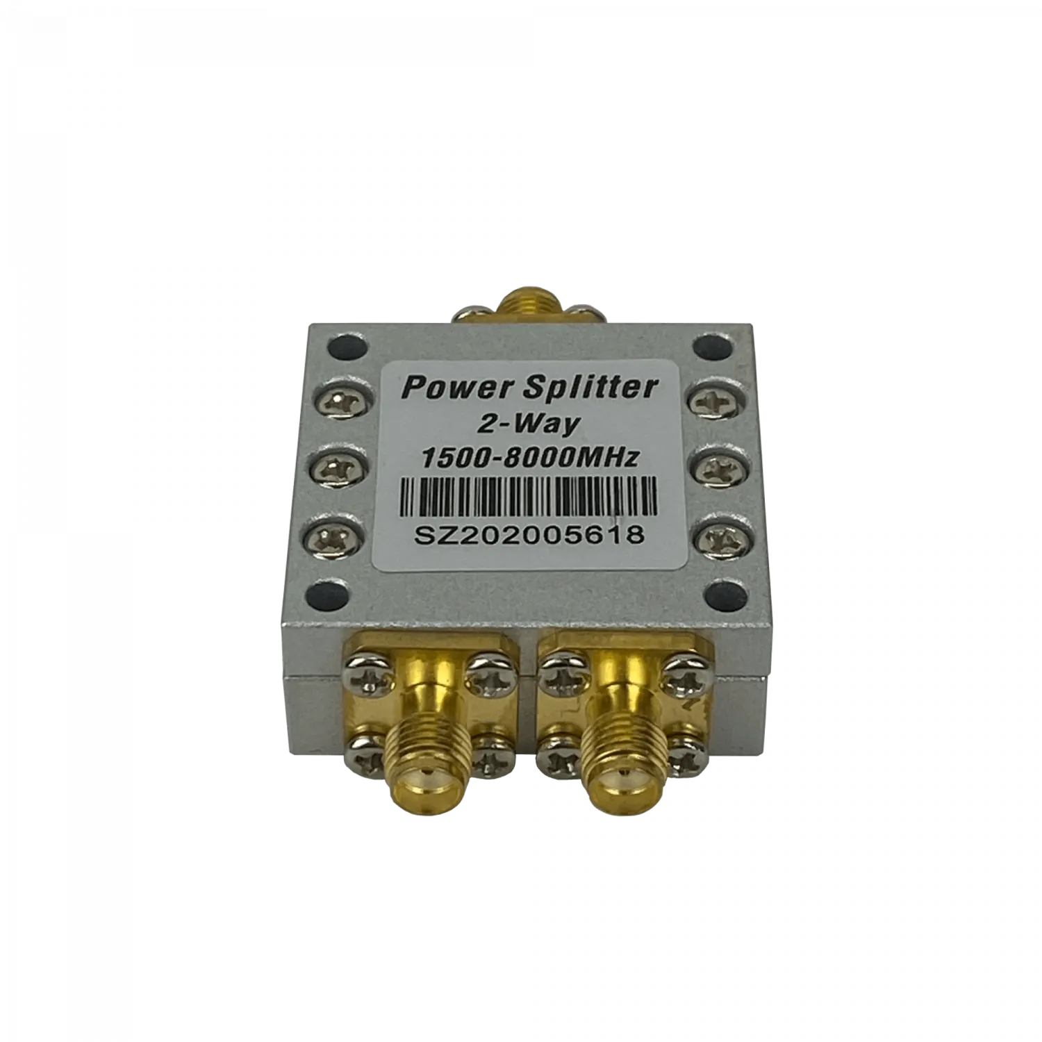 Divisor de Potencia RF SCW28S 1x2, 1.5GHz–8GHz, Conectores SMA-H, Alta Frecuencia 1