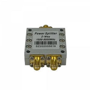 Divisor de Potencia RF SCW28S 1x2, 1.5GHz–8GHz, Conectores SMA-H, Alta Frecuencia