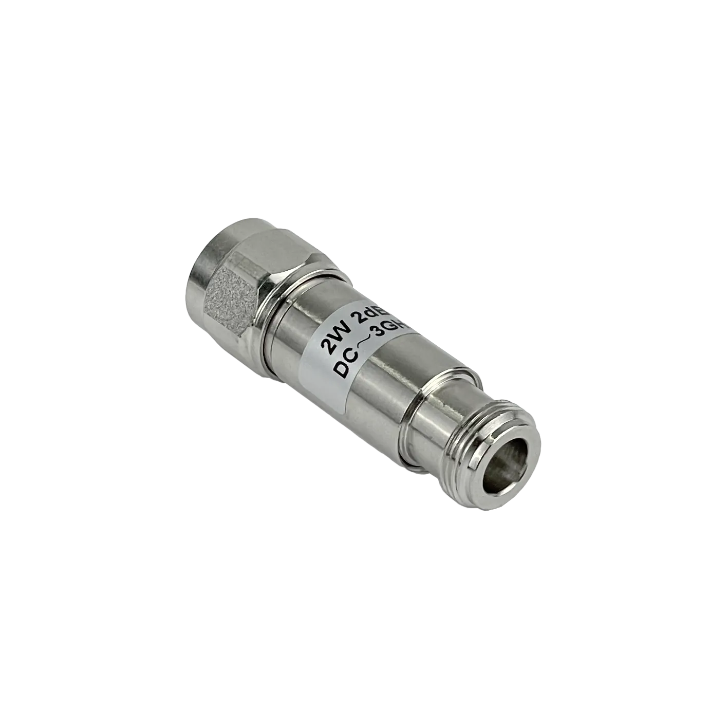 Atenuador 2dB 2W 0-3GHz N-Macho N-Hembra Copla 1