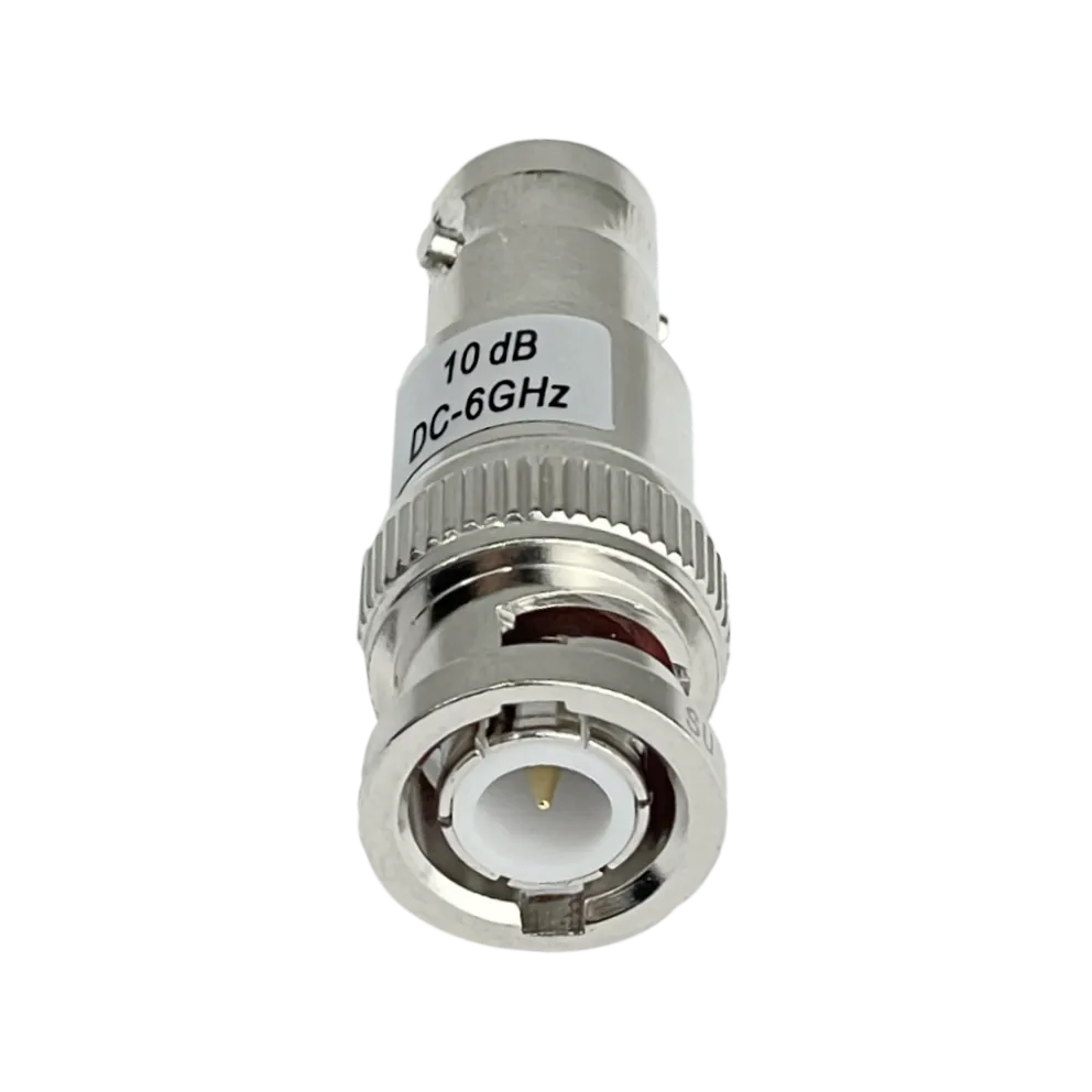 BNC Atenuador RF 10dB 0-6GHz BNC-Macho BNC-Hembra Copla DC-6GHz 1