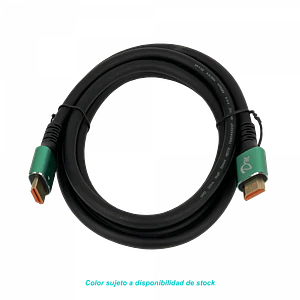 Cable HDMI 1.5m 4K 2160p v2.0, HDMI-M a HDMI-M, Negro, 60Hz