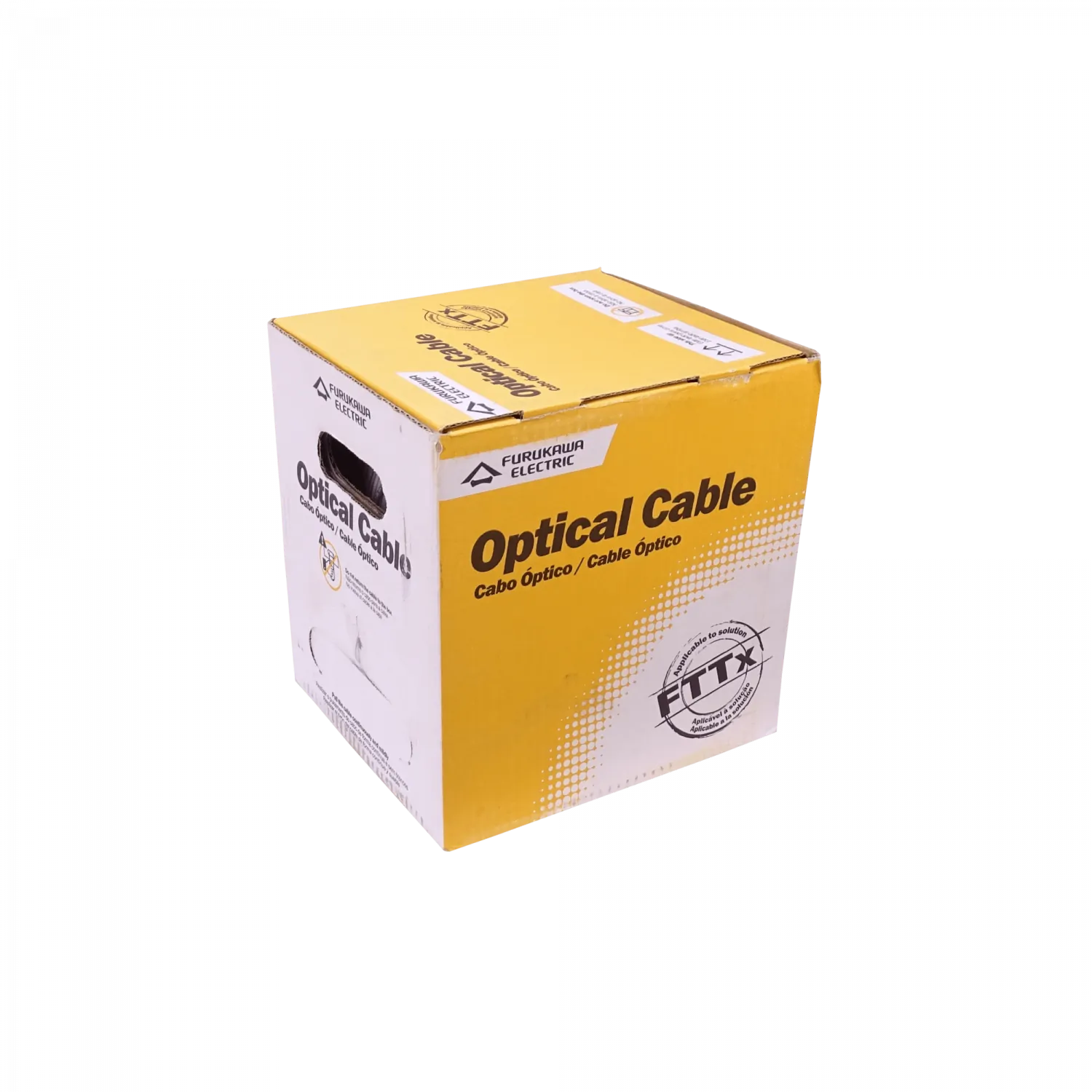 Cable Drop Furukawa CFSP2-F LSZH 500m 2 fibras monomodo G657A2 blanco 2