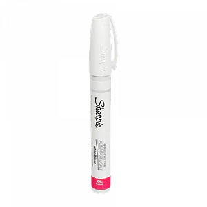 Marcador Permanentemente Oleo color Blanco SHARPIE 