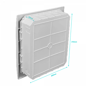 Tablero Embutido LSZH 24 Modulos Riel Din IP41 IK08 5396424 LEXO 