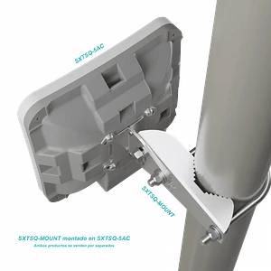 Soporte con Alineacion 45-Grados MIKROTIK, Para Modelos SXTsq-XXXX