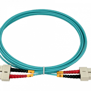 Jumper Fibra 3.0mm 50/125um LSZH 2mt SC-SC OM3 MultiModo MM Duplex 