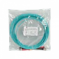 Jumper Fibra 3.0mm 50/125um LSZH 5mt ST-ST OM3 Multimodo MM Duplex  - Miniatura 3