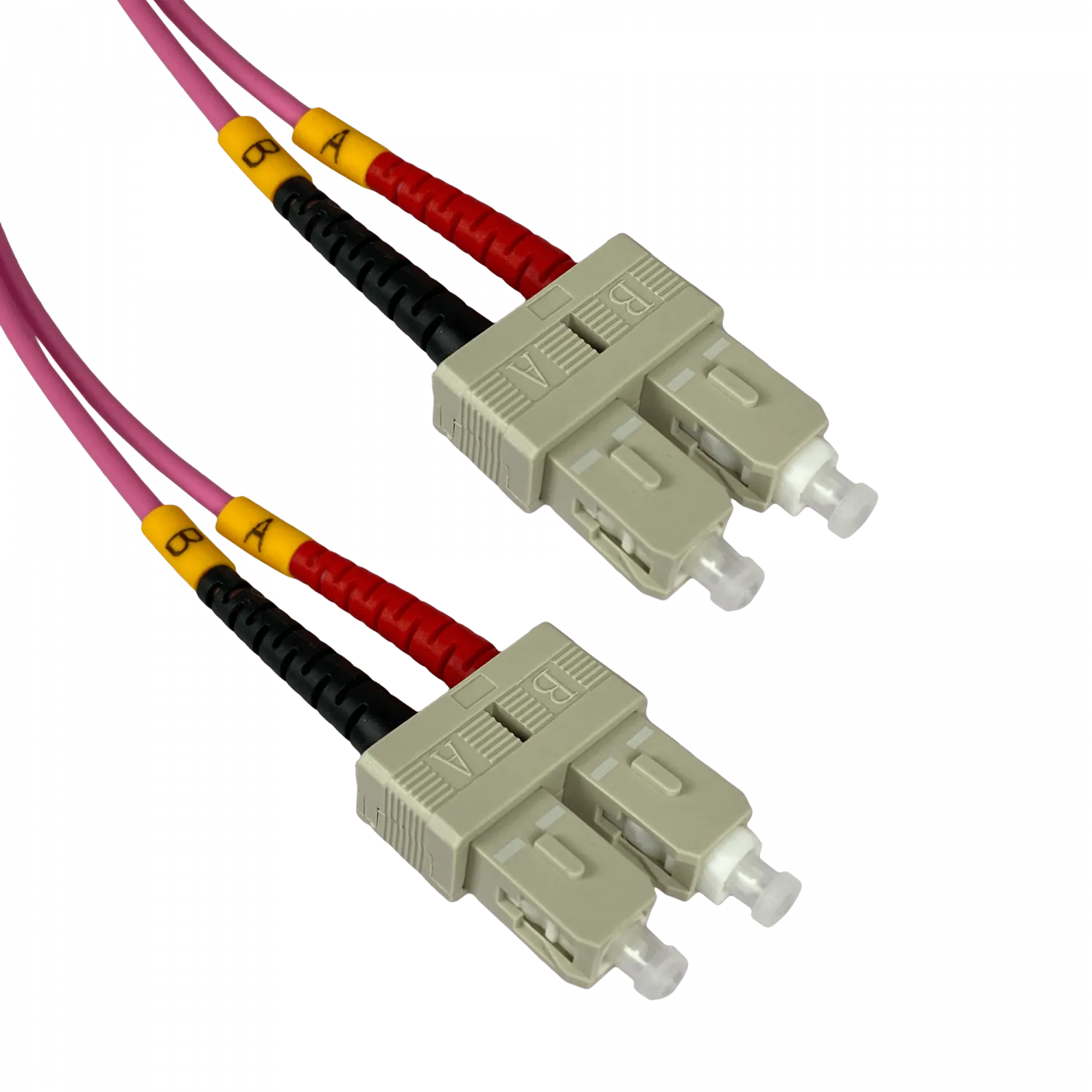 Jumper Fibra 50/125um 3mm LSZH m25t SC-SC OM4 MultiModo MM Duplex  1