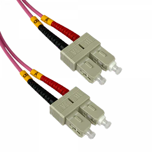 Jumper Fibra 50/125um 3mm LSZH m25t SC-SC OM4 MultiModo MM Duplex 