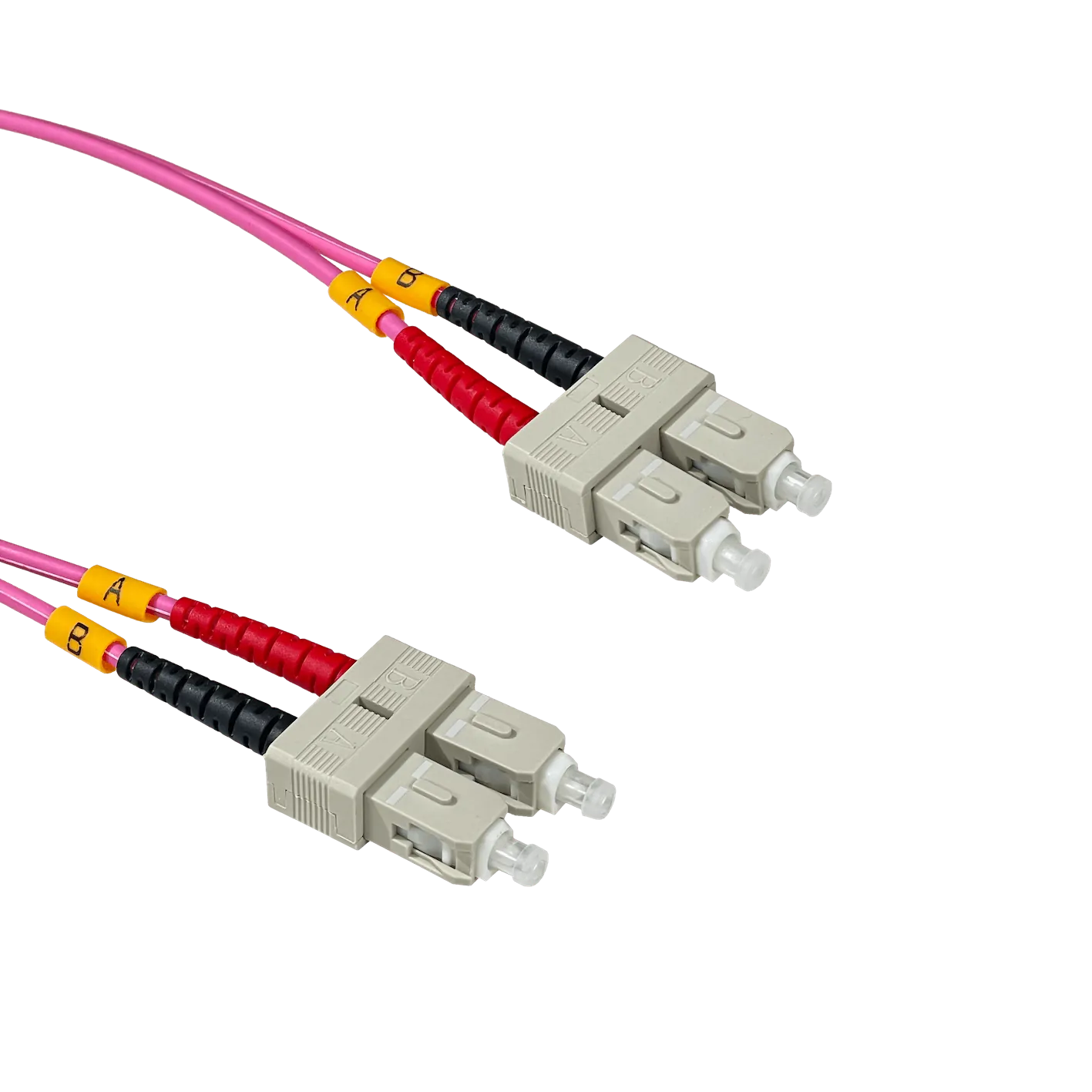 Jumper Fibra 50/125um 3mm LSZH 200mt SC-SC OM4 MultiModo MM Duplex  1