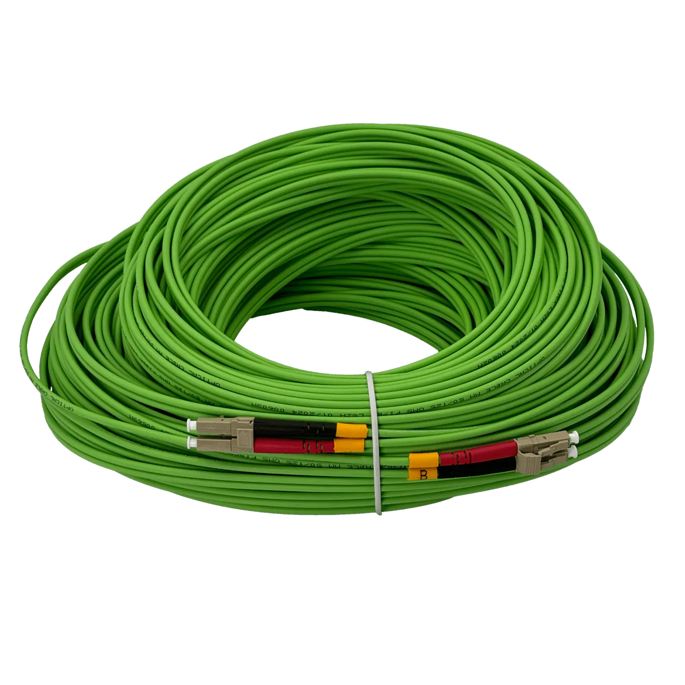 50mt LC-LC OM5 MultiModo MM Duplex Jumper Fibra 3.0mm 50/125um LSZH 1
