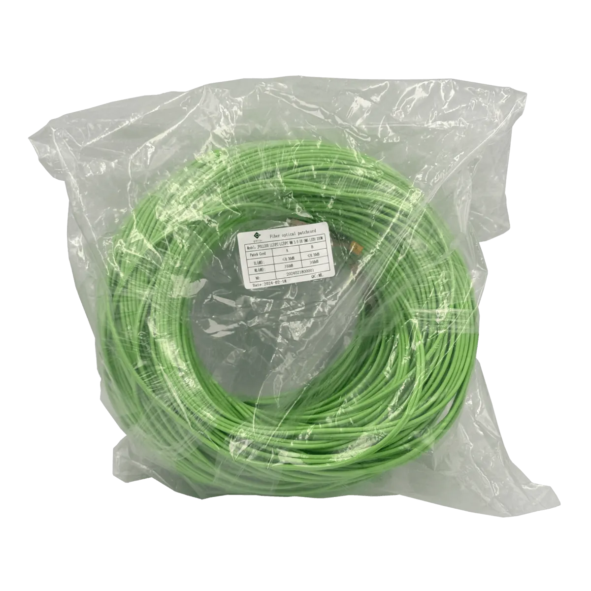 200mt LC-LC OM5 MultiModo MM Duplex Jumper Fibra 3.0mm 50/125um LSZH 1