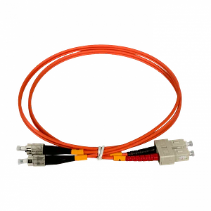 1mt SC-FC OM1 MultiModo MM Duplex Jumper Fibra 62.5/125um LSZH