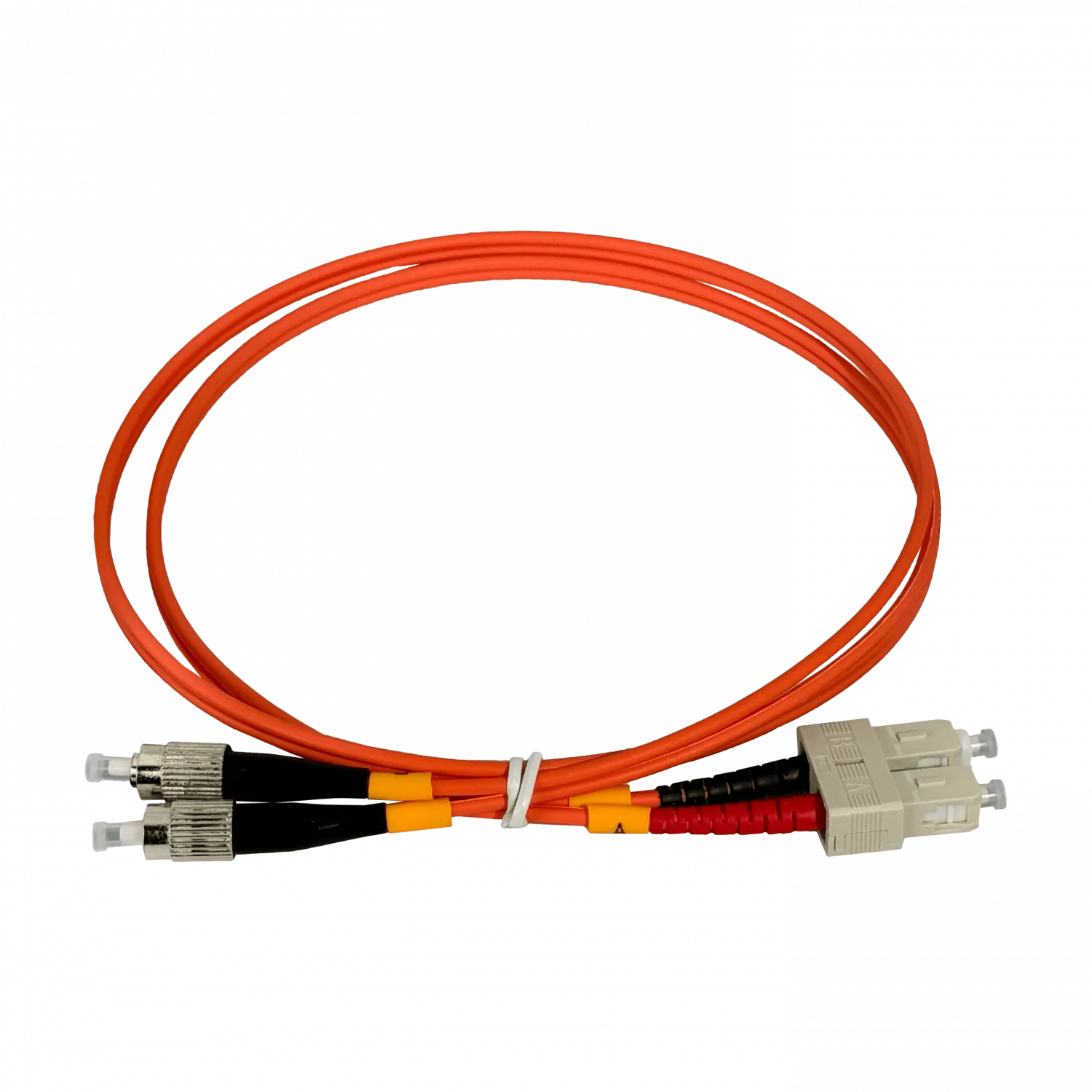 1mt SC-FC OM1 MultiModo MM Duplex Jumper Fibra 62.5/125um LSZH 1