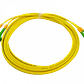 Cable fibra optica 3m SC/APC-SC/APC Monomodo SM Duplex Jumper 9/125um LSZH JFSAA3 - Miniatura 1