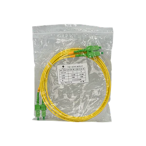 2mt SC/APC-SC/APC MonoModo SM Duplex Jumper Cable Fibra 9/125um LSZH