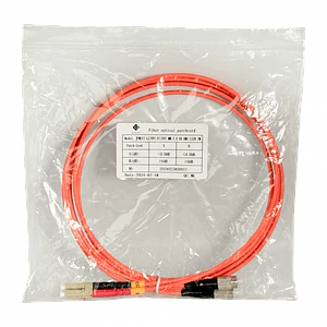 2mt LC-FC OM1 MultiModo MM Duplex Jumper Fibra 62.5/125um LSZH